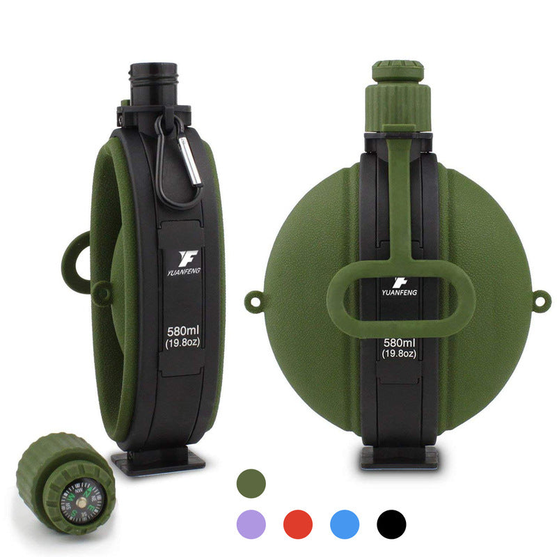 Collapsible 580ml Outdoor Hiking Camping Water Bottle