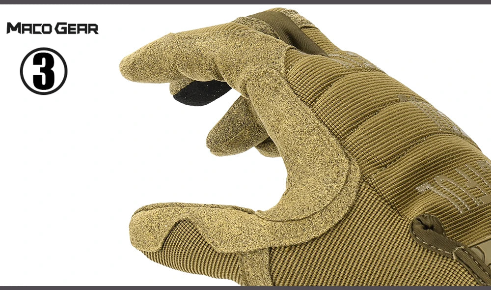 Macro Gear Tactical Military Style Touch Screen Able Gloves