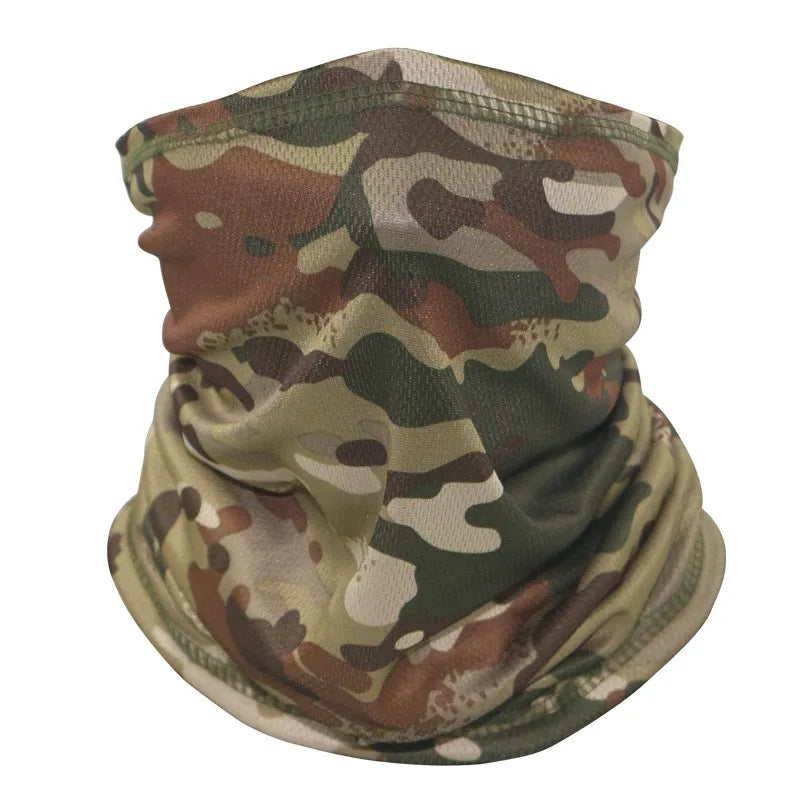 Multicam Camouflage Tactical Face Mask Neck Sock