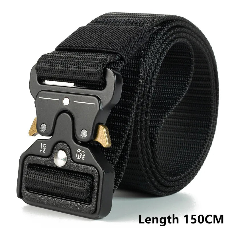 Military Style Adjustable Quick Release Nylon Tactical Belt