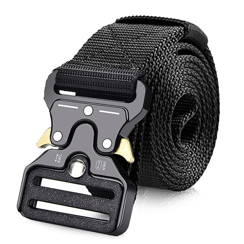 Military Style Adjustable Quick Release Nylon Tactical Belt