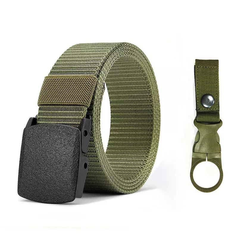 Military Style Adjustable Quick Release Nylon Tactical Belt