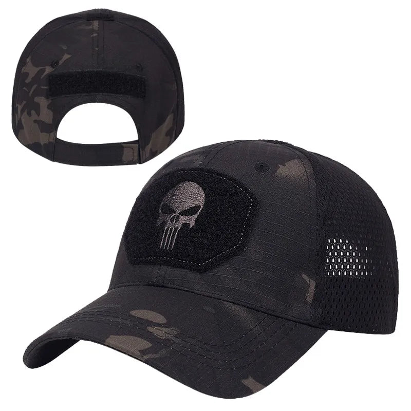 Outdoor Baseball Cap Breathable Mesh Sides