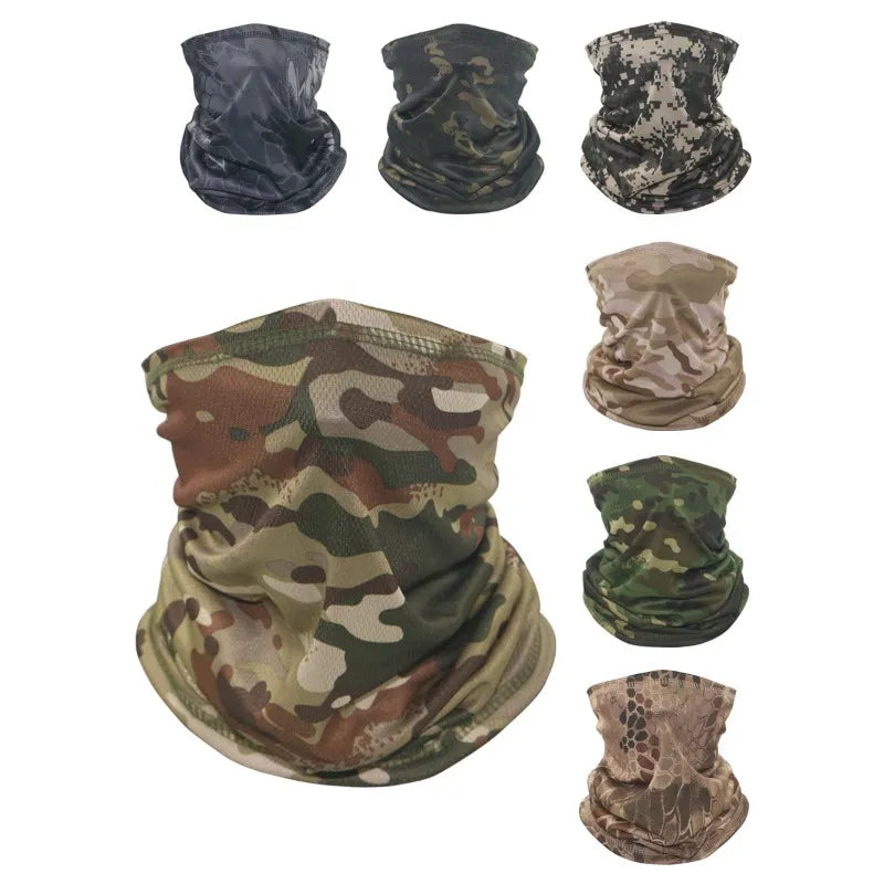 Multicam Camouflage Tactical Face Mask Neck Sock