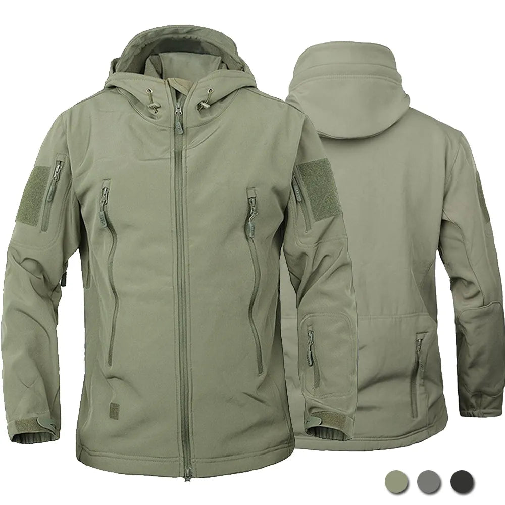 Military Water Resistant Cold Weather Windbreaker Jacket