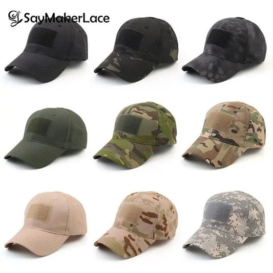 Multi-Cam Military Style Baseball Cap Adjustable