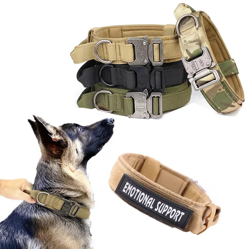 Military Style Adjustable Nylon Dog Collar