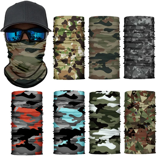 Camouflage Face Mask Tactical Military Neck Sock Tube