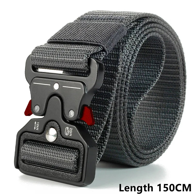 Military Style Adjustable Quick Release Nylon Tactical Belt