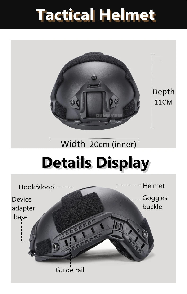 Demeysis Tactical Airsoft Helmet