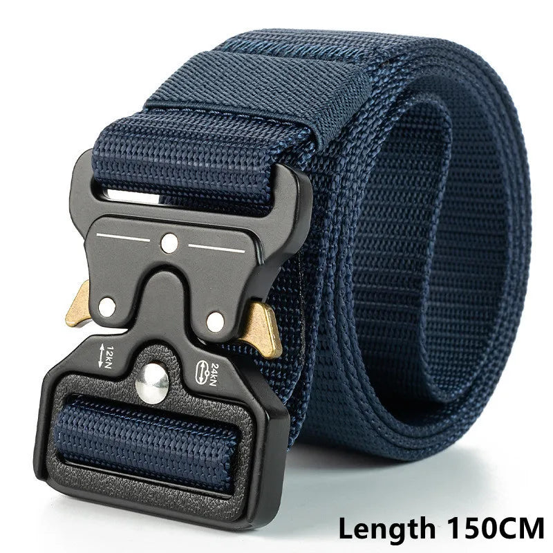 Military Style Adjustable Quick Release Nylon Tactical Belt