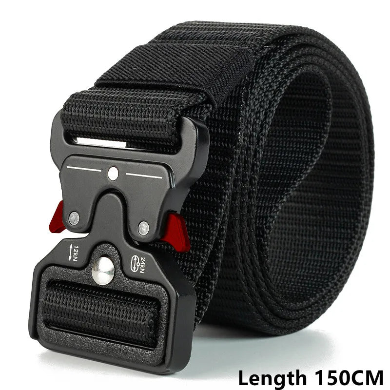 Military Style Adjustable Quick Release Nylon Tactical Belt