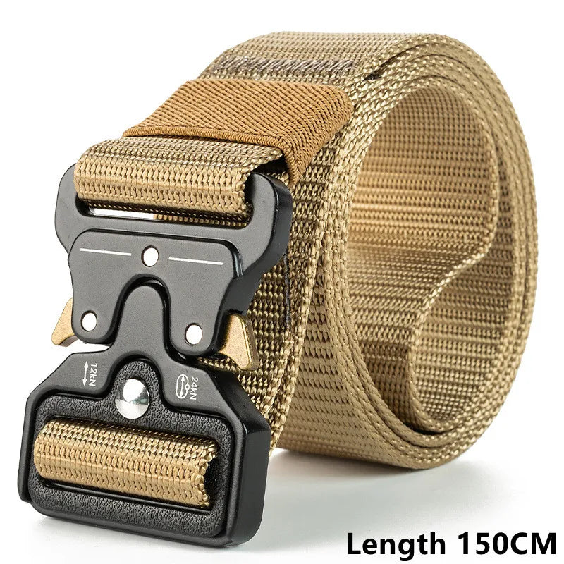 Military Style Adjustable Quick Release Nylon Tactical Belt