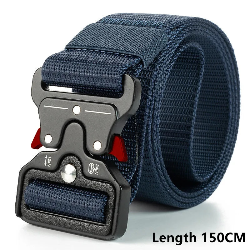 Military Style Adjustable Quick Release Nylon Tactical Belt