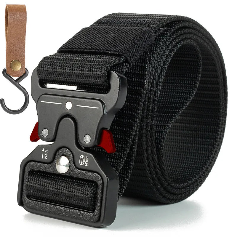 Military Style Adjustable Quick Release Nylon Tactical Belt