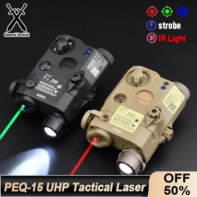 WADSN Tactical Red Dot Laser Green Blue +IR Version Indicator LED Light to Fit 20mm Rail