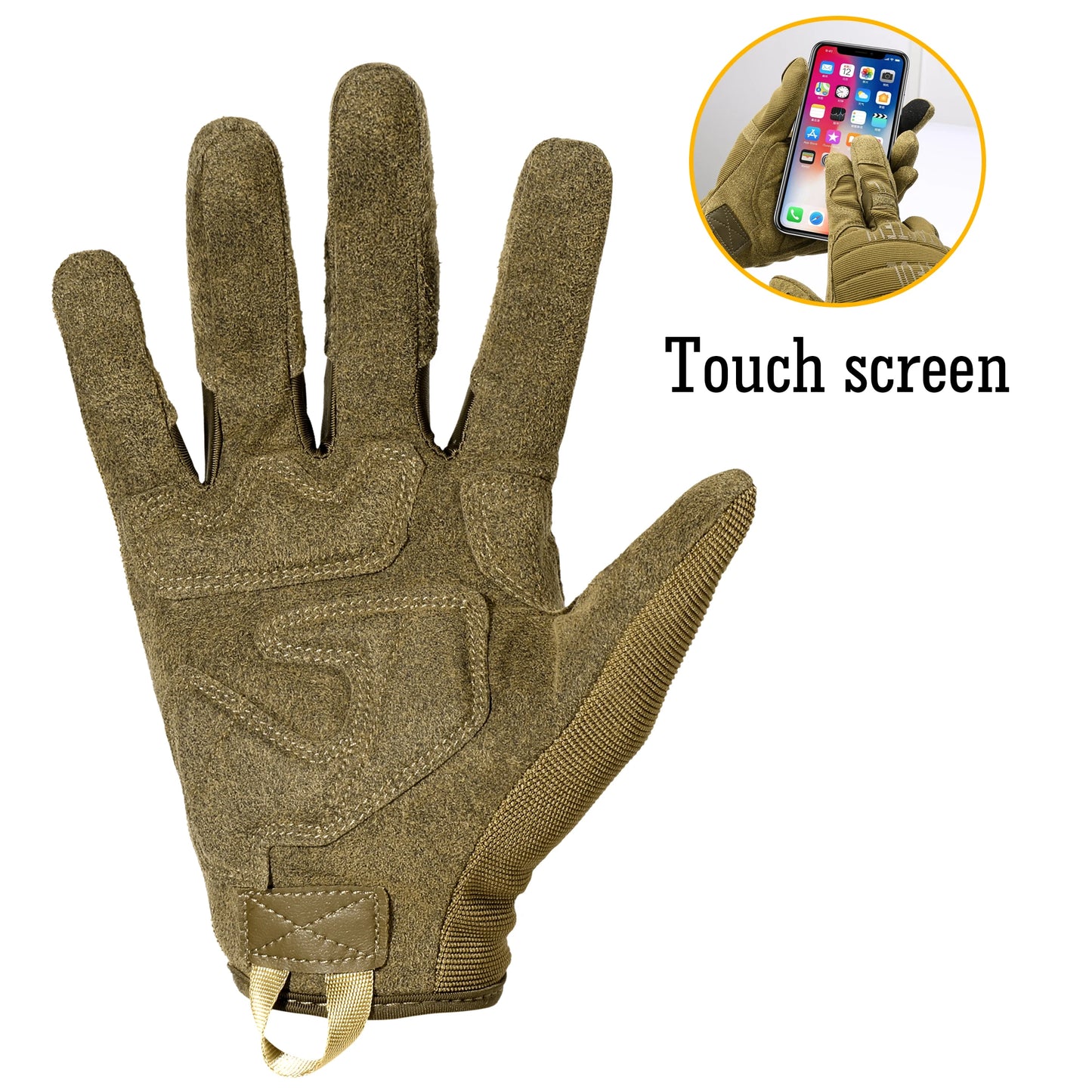 Macro Gear Tactical Military Style Touch Screen Able Gloves