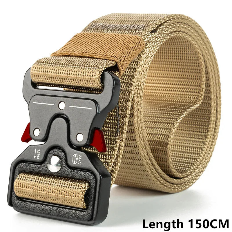 Military Style Adjustable Quick Release Nylon Tactical Belt