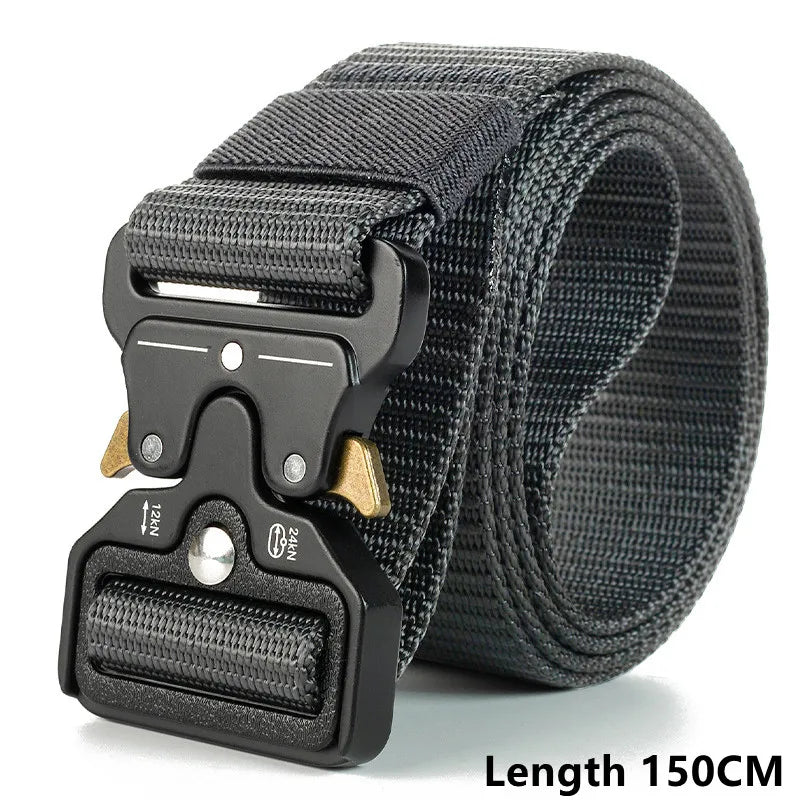 Military Style Adjustable Quick Release Nylon Tactical Belt