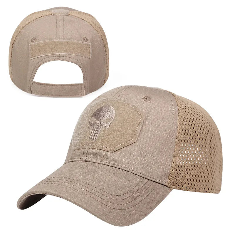 Outdoor Baseball Cap Breathable Mesh Sides