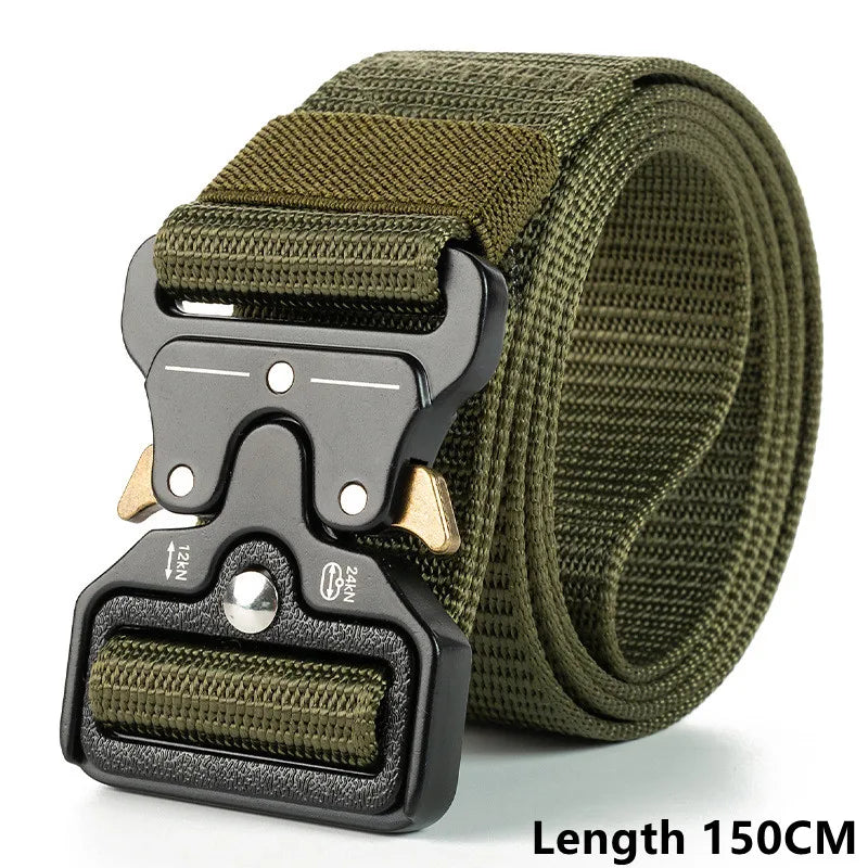 Military Style Adjustable Quick Release Nylon Tactical Belt